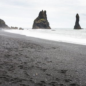 Reynisfjara plaža, Vík í Mýrdal, Island