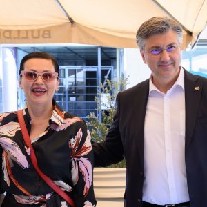 Andrej Plenković i Nina Badrić