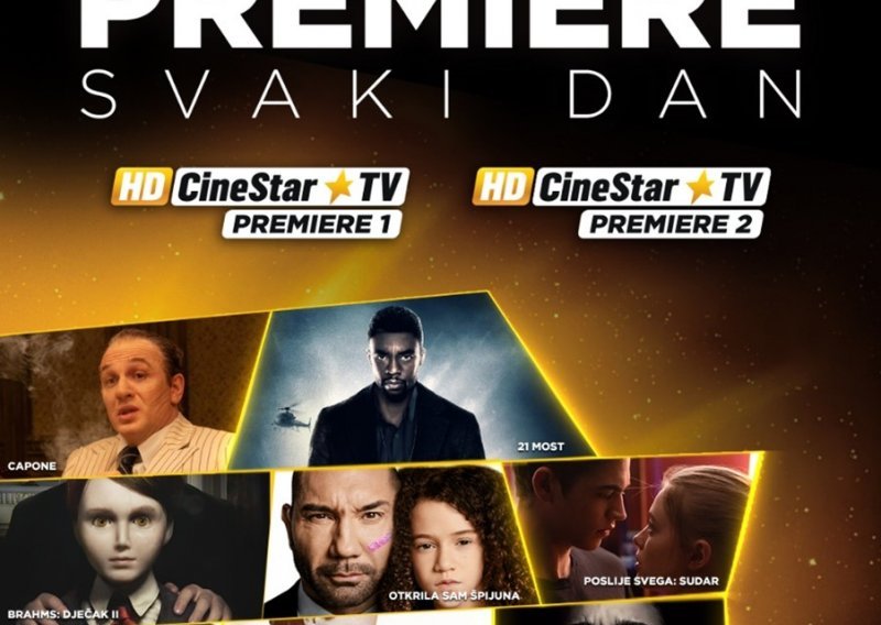 CineStar TV Premiere kanali predstavili nove filmove koje jedva čekamo pogledati