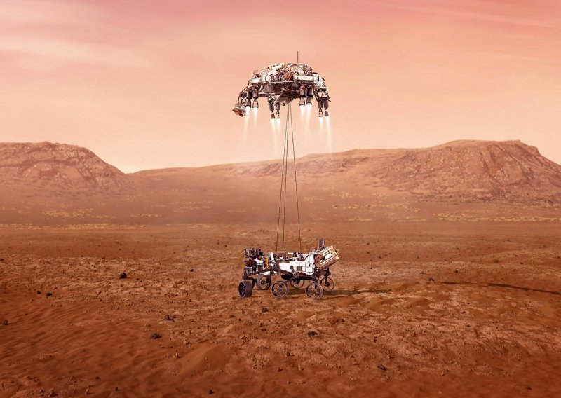 Perseverance prešao šest metara tijekom probne vožnje na Marsu