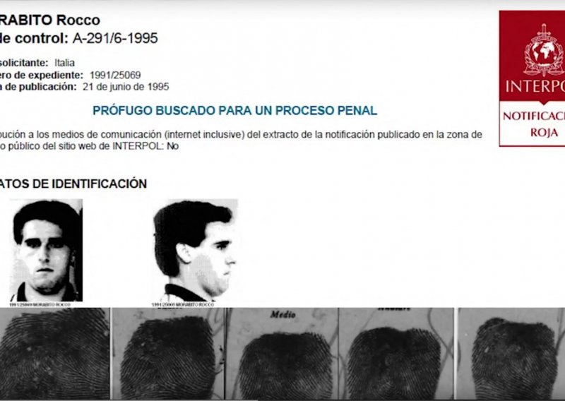 U Brazilu uhićen talijanski mafijaš Rocco Morabito, u bijegu od 2019.
