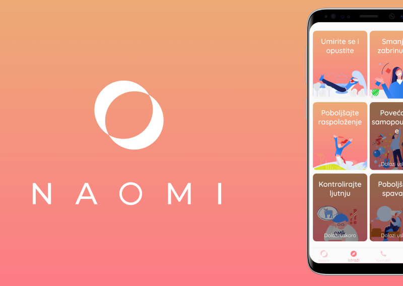 Hrvatska aplikacija za mentalno zdravlje koju bi trebali imati na svom pametnom uređaju – NAOMI