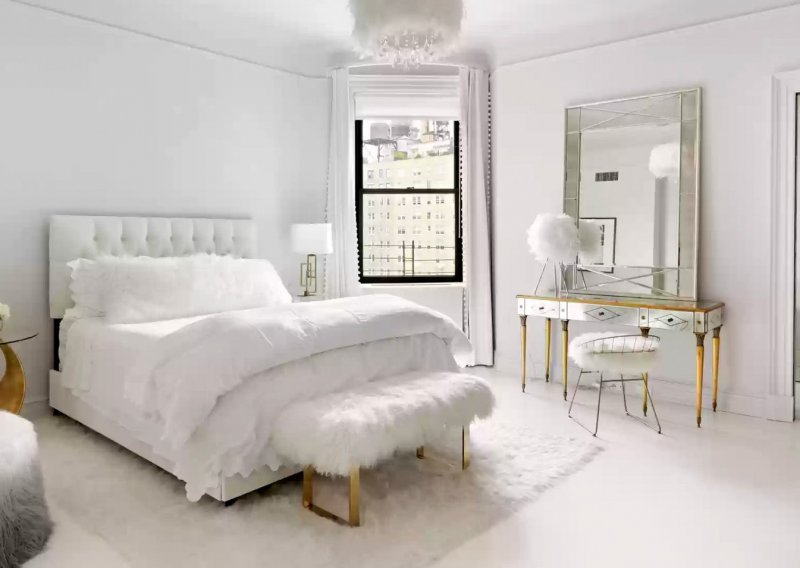 Ova elegantna spavaća soba u bijeloj očarat će ljubitelje modernog dizajna