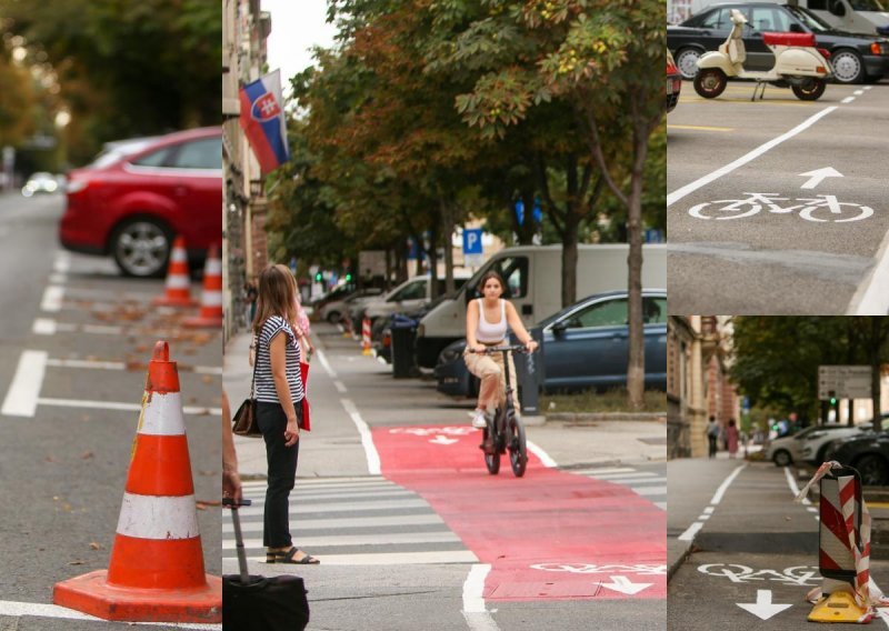 [ANKETA] Prometno rješenje podijelilo građane, što vi kažete? Pogledajte kako izgleda nova biciklistička staza u centru Zagreba