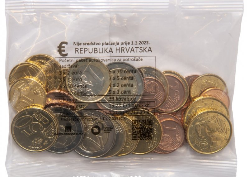 [FOTO] Pogledajte kako izgleda početni paket eura koji će se uskoro moći kupiti za sto kuna
