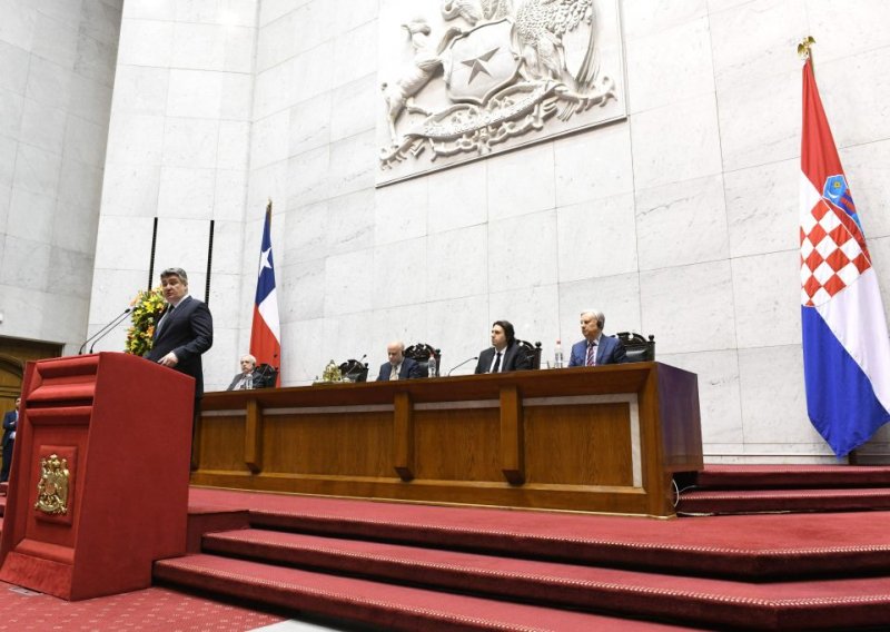 Milanović održao govor pred čileanskim Kongresom, želi bolju suradnju u gospodarstvu i obrani