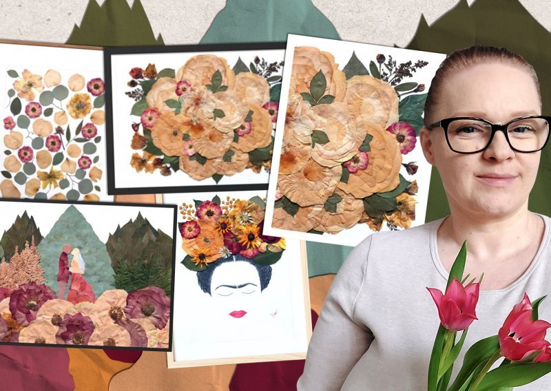 Upoznajte Danijelu Ninić, ženu koja pretvara bukete u slike od prešanog cvijeća