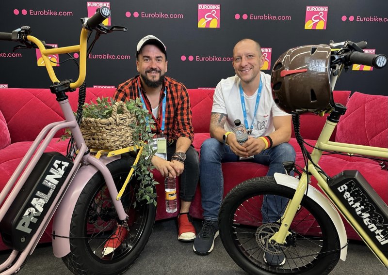 Daruvarski duo u Frankfurtu predstavio električne bicikle: Noogat i Pralina podsjećaju na BMX