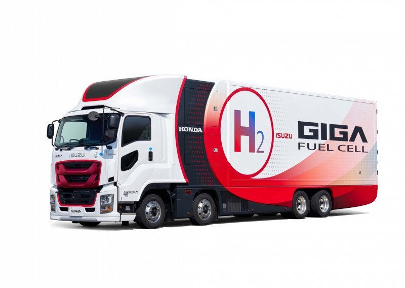 Isuzu i Honda predstavljaju teški kamion s pogonom na vodik: Giga Fuel Cell će imati domet od 800 km
