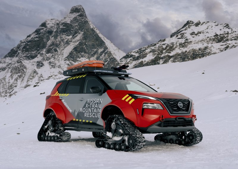 Nissan X-Trail Mountain Rescue koncept: S gusjenicama i e-4ORCE tehnologijom na skijaške staze