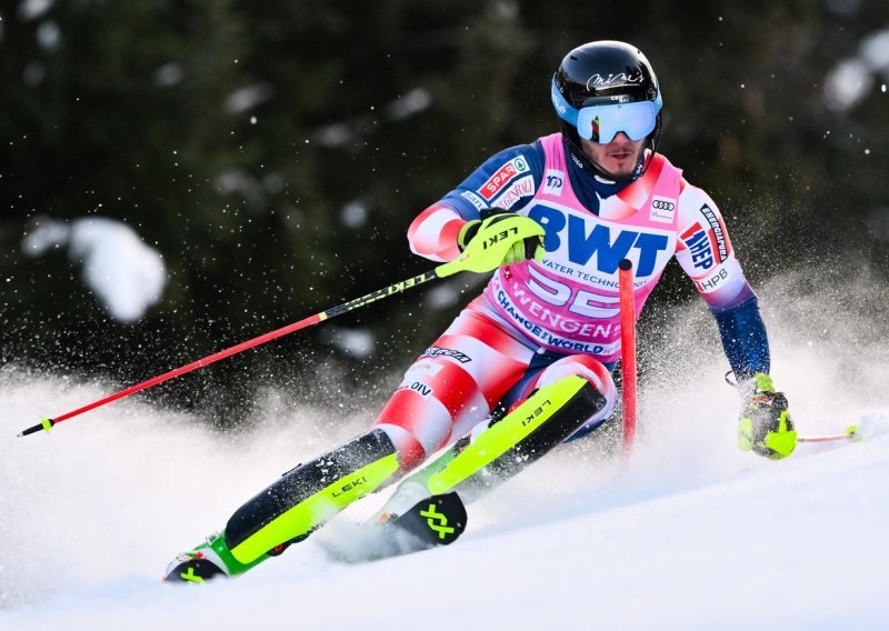 Hrvati podbacili u prvoj vožnji slaloma u Kitzbühelu, samo Rodeš izborio drugu
