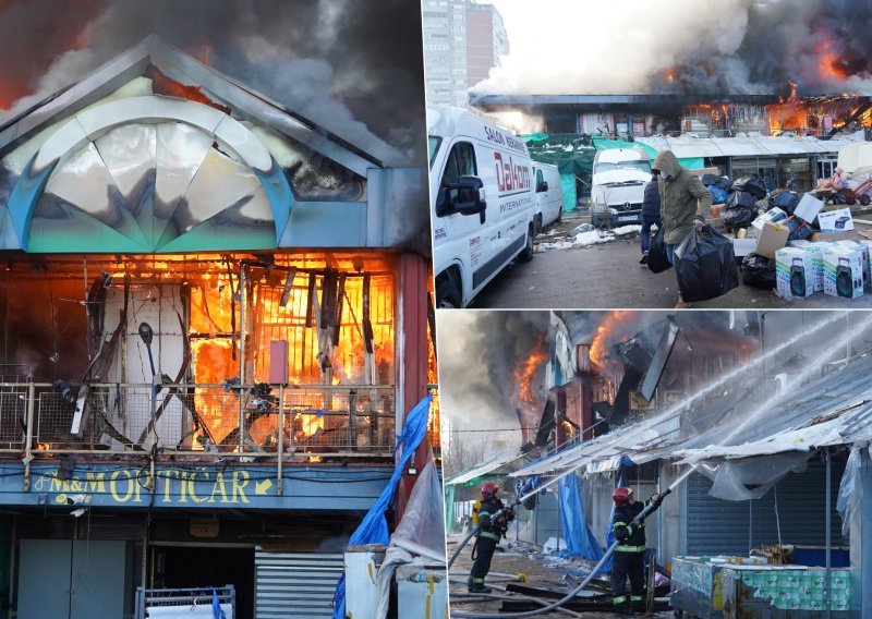 Veliki požar u Beogradu stavljen pod kontrolu, nema ozlijeđenih