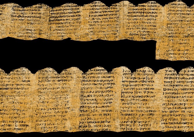 Studenti uz pomoć umjetne inteligencije pročitali papirus uništen u erupciji Vezuva