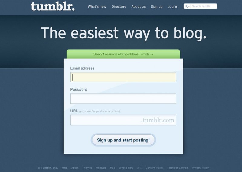 Tumblr je novi kralj blogosfere