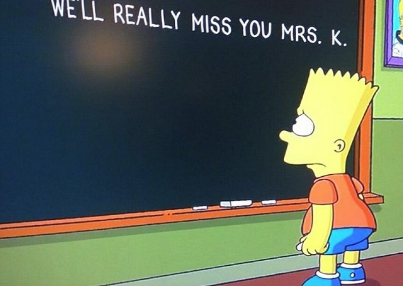 Simpsoni: 'Zbilja ćete nam nedostajati, gospođo K.'