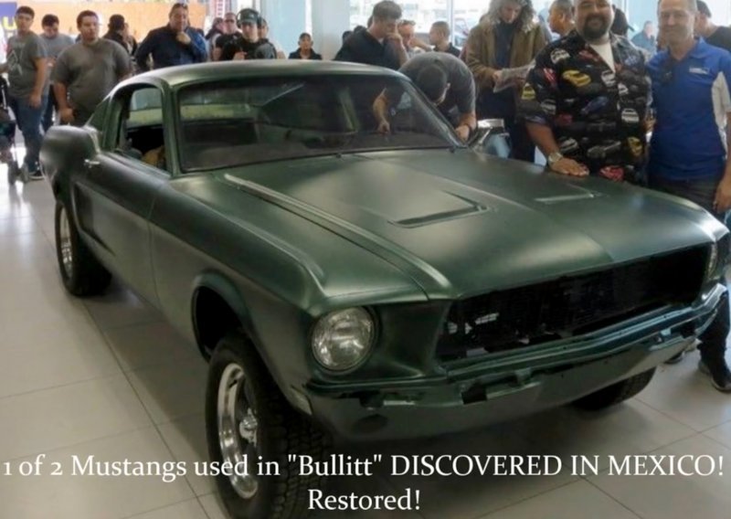 Pronađen originalni Ford Mustang iz legendarnog filmskog hita