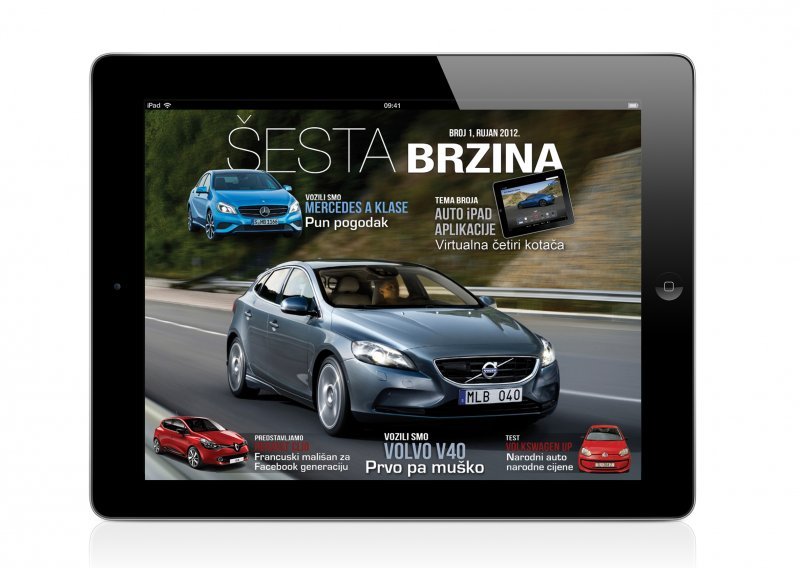 Pokrenut besplatan iPad magazin o automobilima - Šesta brzina