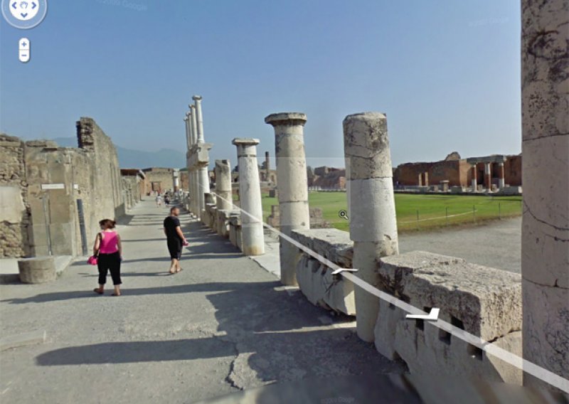 Istražite Pompeje na Google Street Viewu