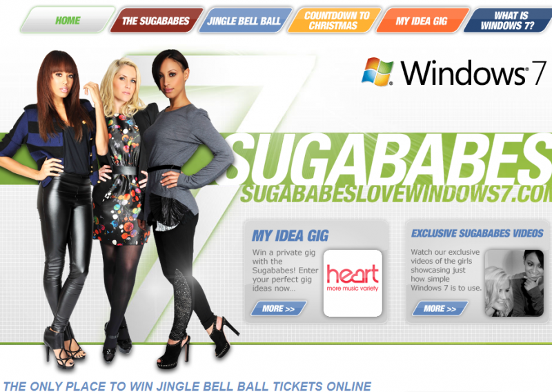 I Sugababes koriste Windows 7