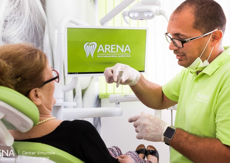 Bezbolna ugradnja zuba u Poliklinici ARENA