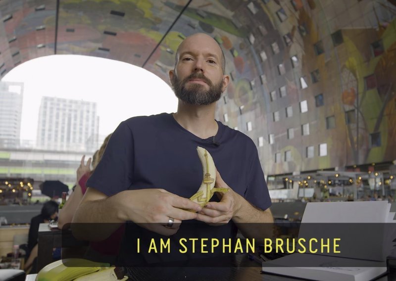 Ovaj umjetnik koristi banane umjesto platna