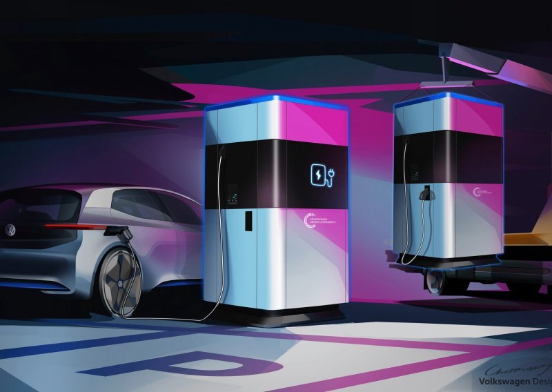 Volkswagen pokazao mobilnu stanicu za punjenje kapaciteta 360 kWh