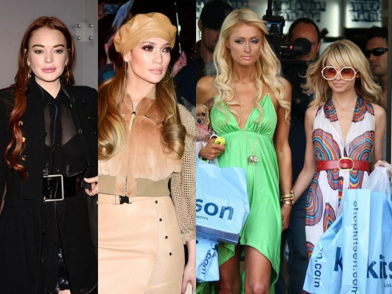 Lindsay Lohan, Jennifer Lopez, Paris Hilton i Nicole Richie