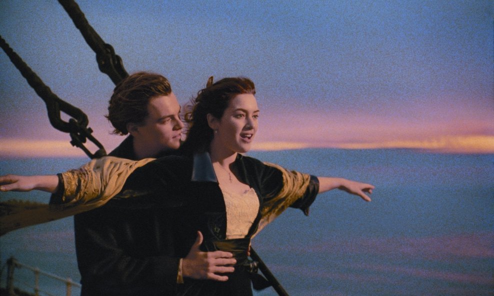 Kate Winslet i Leonardo DiCaprio u Titaniku (1997.)
