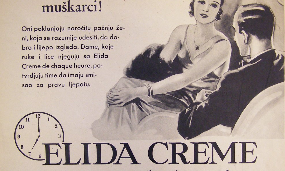 Elida krema, Svijet, 1933.