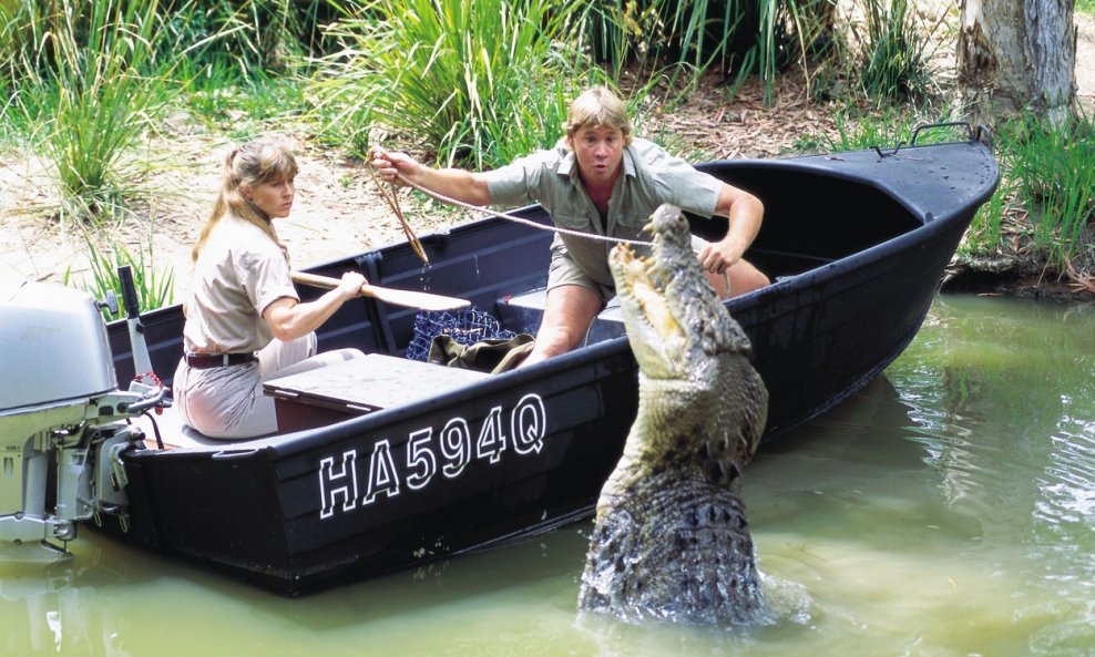 Steve Irwin Lovac na krokodile