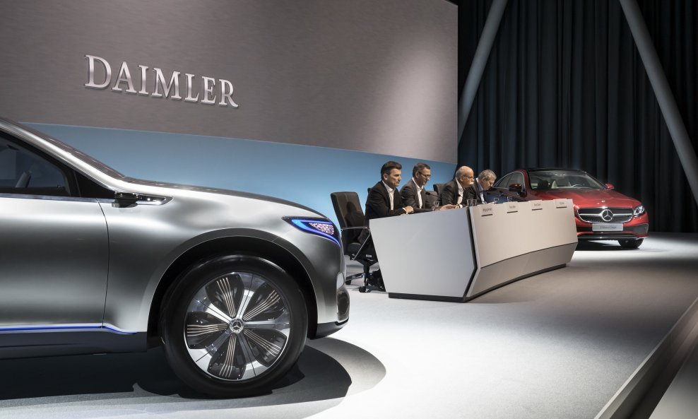 Uprava Daimlera prilikom predstavljanja prošlogodišnjih poslovnih rezultata