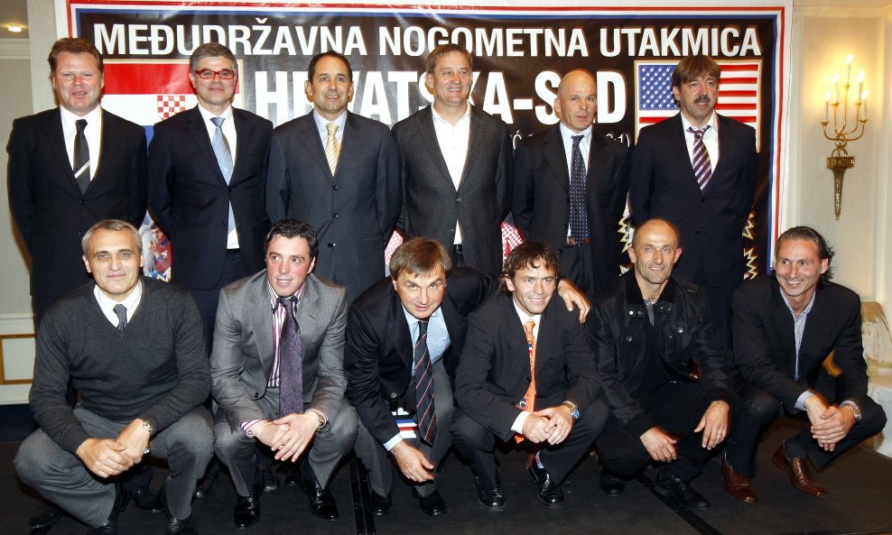 Igrači hrvatske nogometne reprezentacije koji su igrali 1990. protiv SAD-a