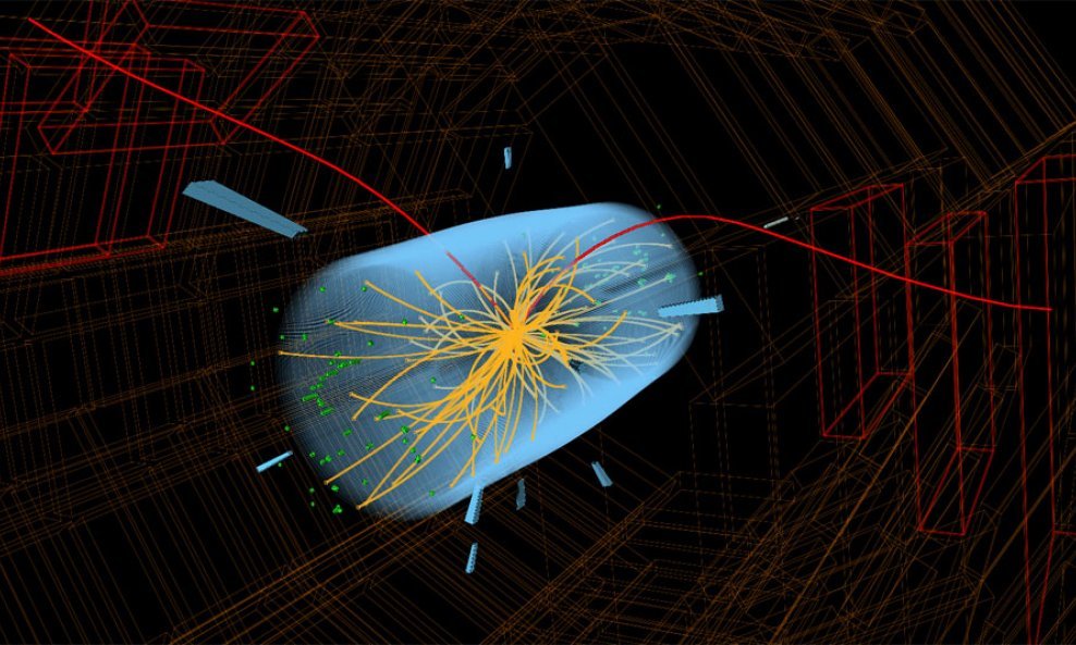 LHC raspad mezona