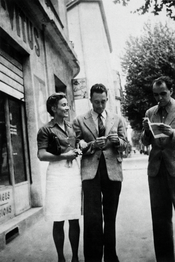 Francine i Albert Camus u Lyonu na dan njihova vjenčanja 3. prosinca 1940.