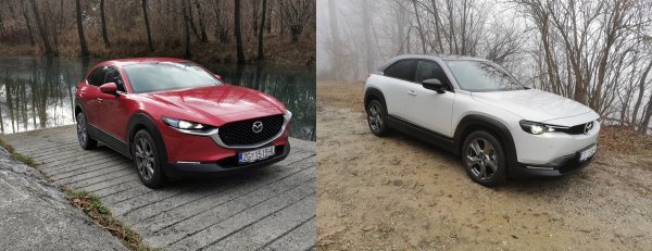 Mazda CX-30 (lijevo) i Mazda MX-30