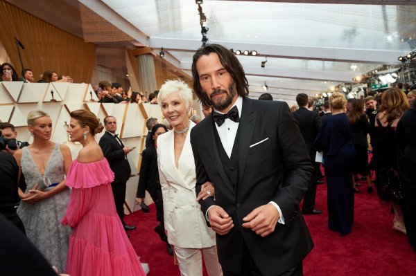 Keanu Reeves s majkom Patricijom Taylor