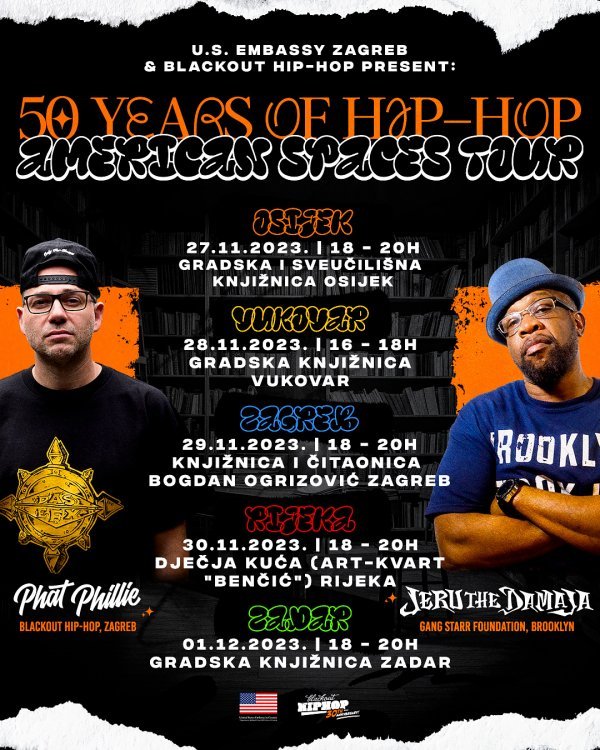 50 Years Of Hip-Hop - American Spaces Tou