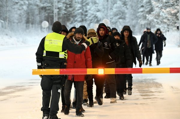 Migranti na finskoj granici s Rusijom