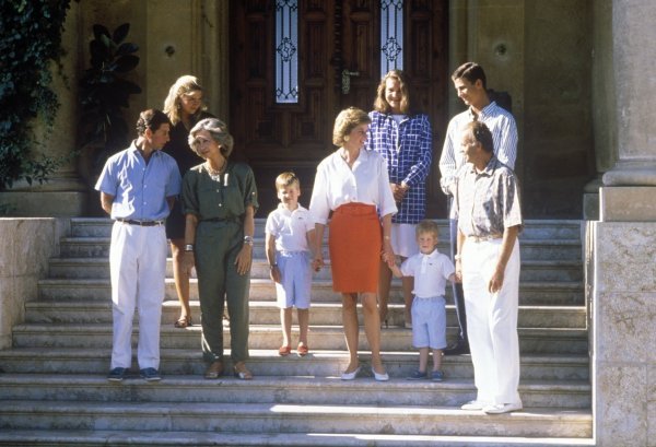 Španjolska i britanska kraljevska obitelj u palači Marivent